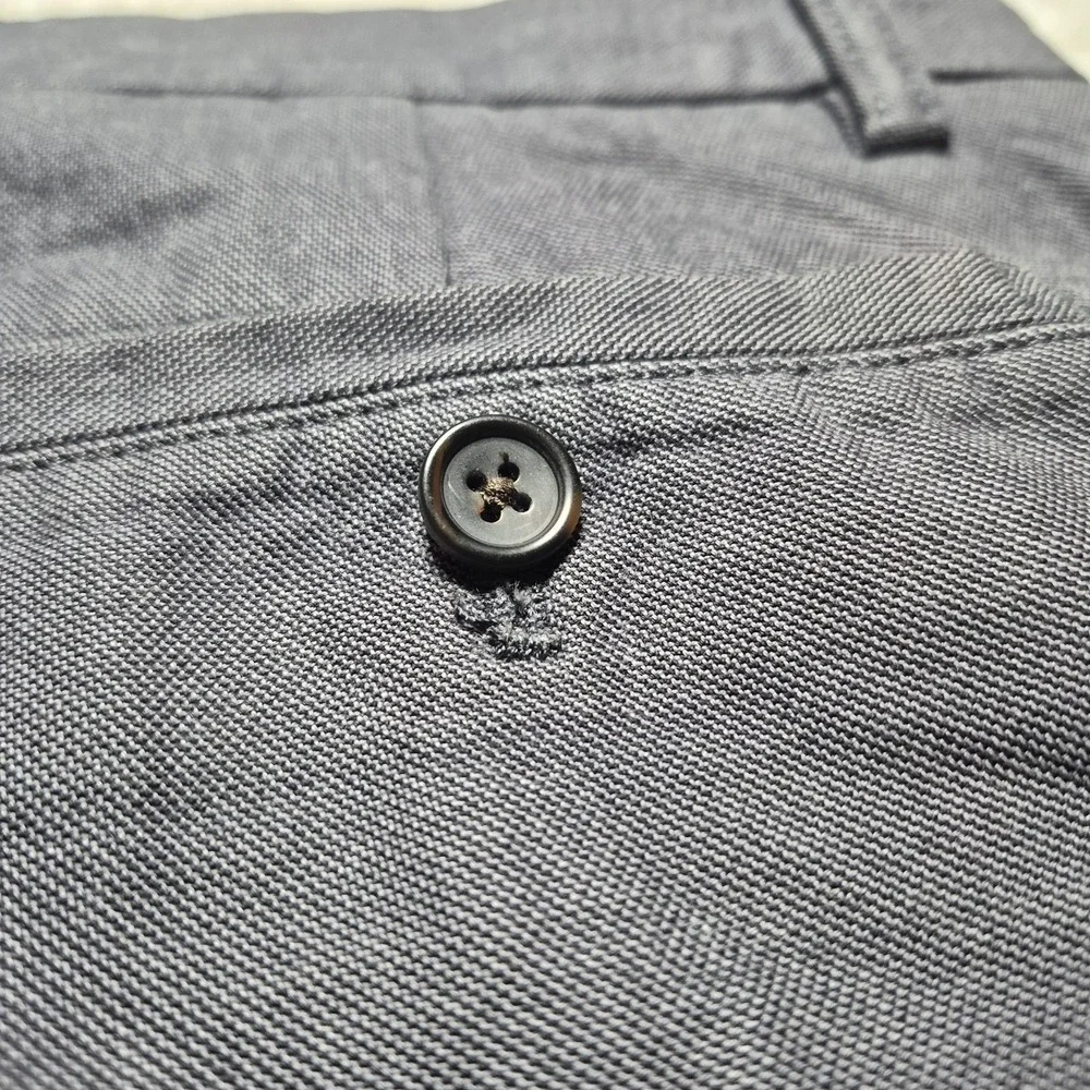 Banana Republic Gavin Straight Fit Chinos Mens 30x30 Charcoal Gray Cotton Pants
